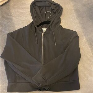 Gray Zip Up Jacket